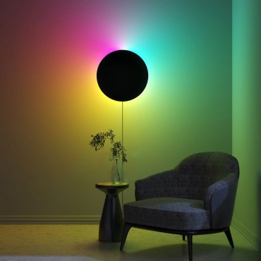 Настенный светильник Сircle Wall Color Минималистичный стиль в сочетании с LED-освещением, идеально подойдет для любого помещения. CircleWall Color - уникальное дополнение, обеспечивающее гармоничную обстановку, под настроение.  Сделано в России. 